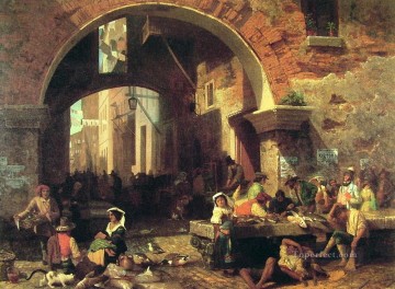 オクタヴィアヌスの凱旋門 ルミニズム アルバート・ビアシュタット Oil Paintings